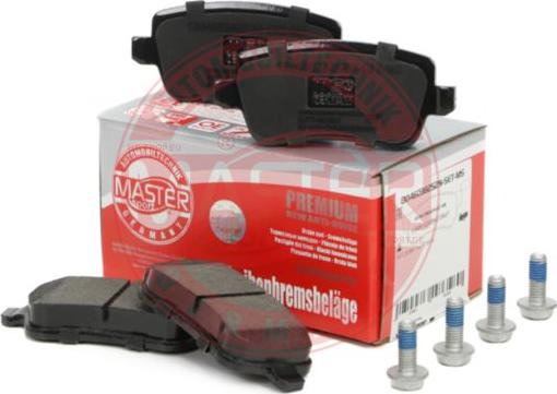 MASTER-SPORT GERMANY 13046038252N-SET-MS - Kit pastiglie freno, Freno a disco autozon.pro