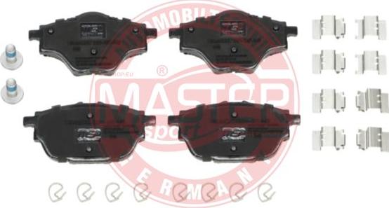 MASTER-SPORT GERMANY 13046038722N-SET-MS - Kit pastiglie freno, Freno a disco autozon.pro