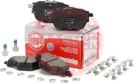 MASTER-SPORT GERMANY 13046038722N-SET-MS - Kit pastiglie freno, Freno a disco autozon.pro