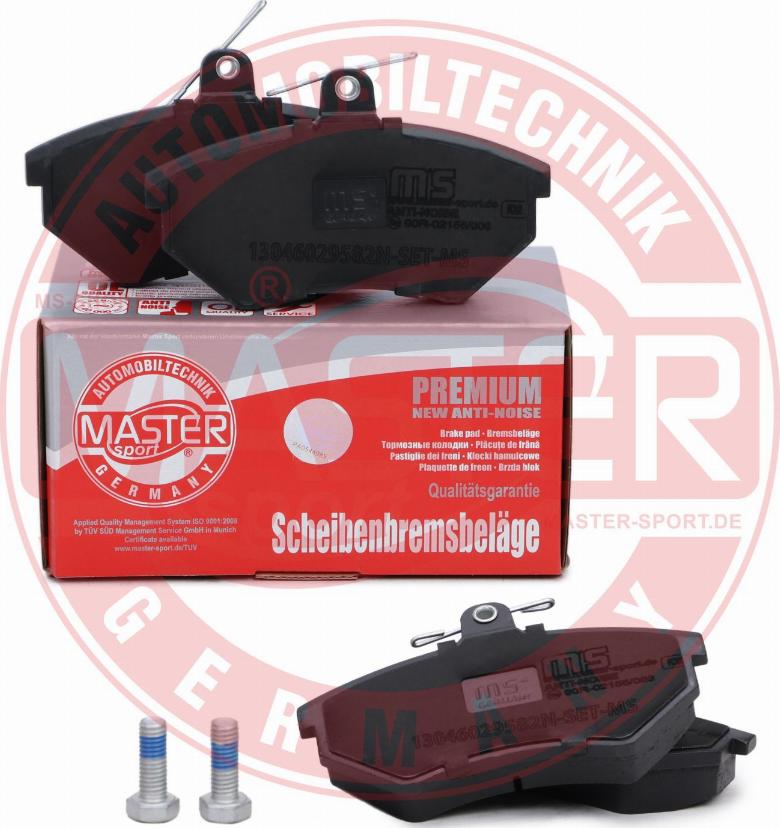 MASTER-SPORT GERMANY 13046029582N-SET-MS - Kit pastiglie freno, Freno a disco autozon.pro