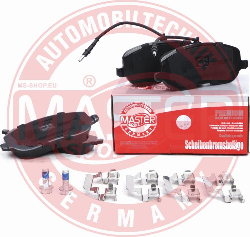 MASTER-SPORT GERMANY 13046028632N-SET-MS - Kit pastiglie freno, Freno a disco autozon.pro