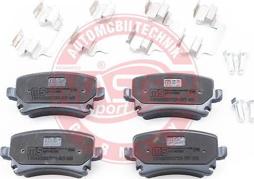 MASTER-SPORT GERMANY 13046028872N-SET-MS - Kit pastiglie freno, Freno a disco autozon.pro