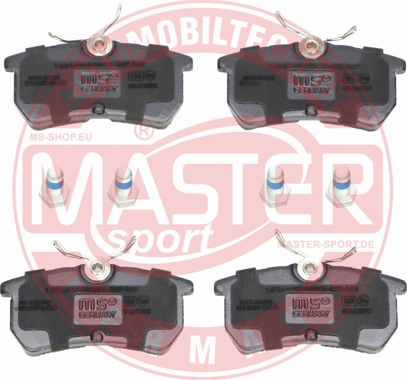 MASTER-SPORT GERMANY 13046028352N-SET-MS - Kit pastiglie freno, Freno a disco autozon.pro