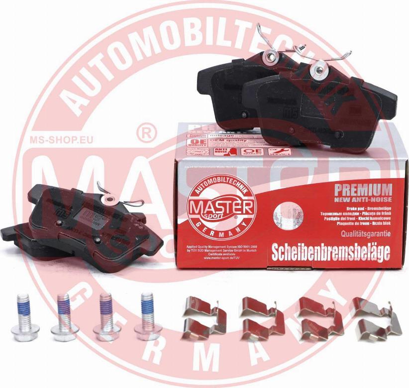 MASTER-SPORT GERMANY 13046027612N-SET-MS - Kit pastiglie freno, Freno a disco autozon.pro