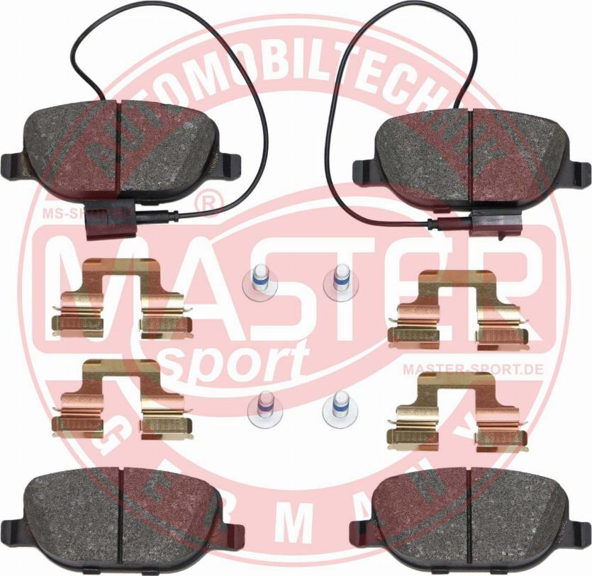 MASTER-SPORT GERMANY 13046027682N-SET-MS - Kit pastiglie freno, Freno a disco autozon.pro