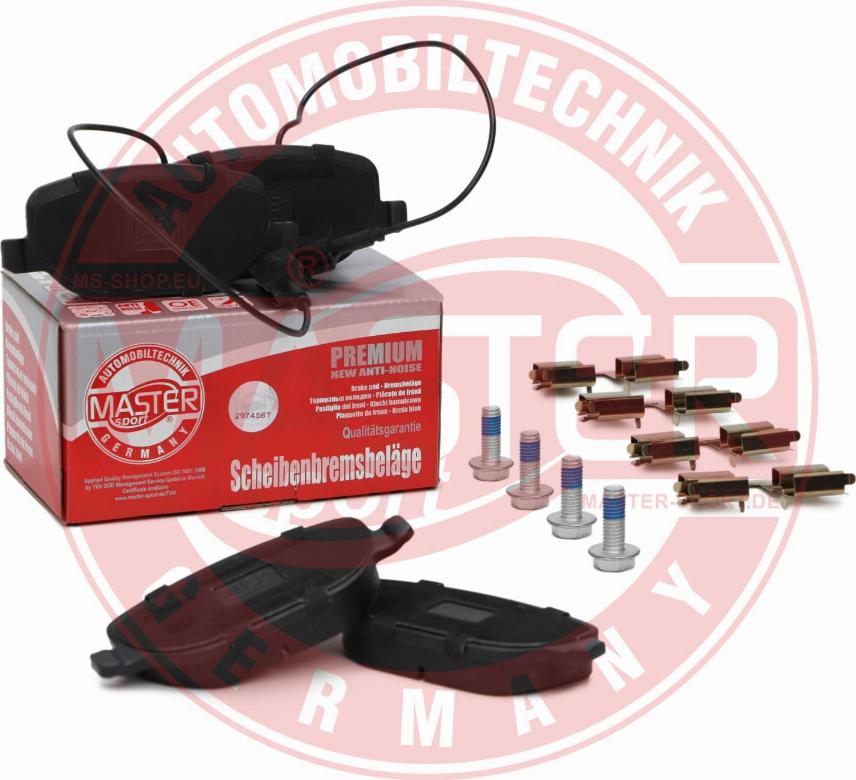 MASTER-SPORT GERMANY 13046027682N-SET-MS - Kit pastiglie freno, Freno a disco autozon.pro