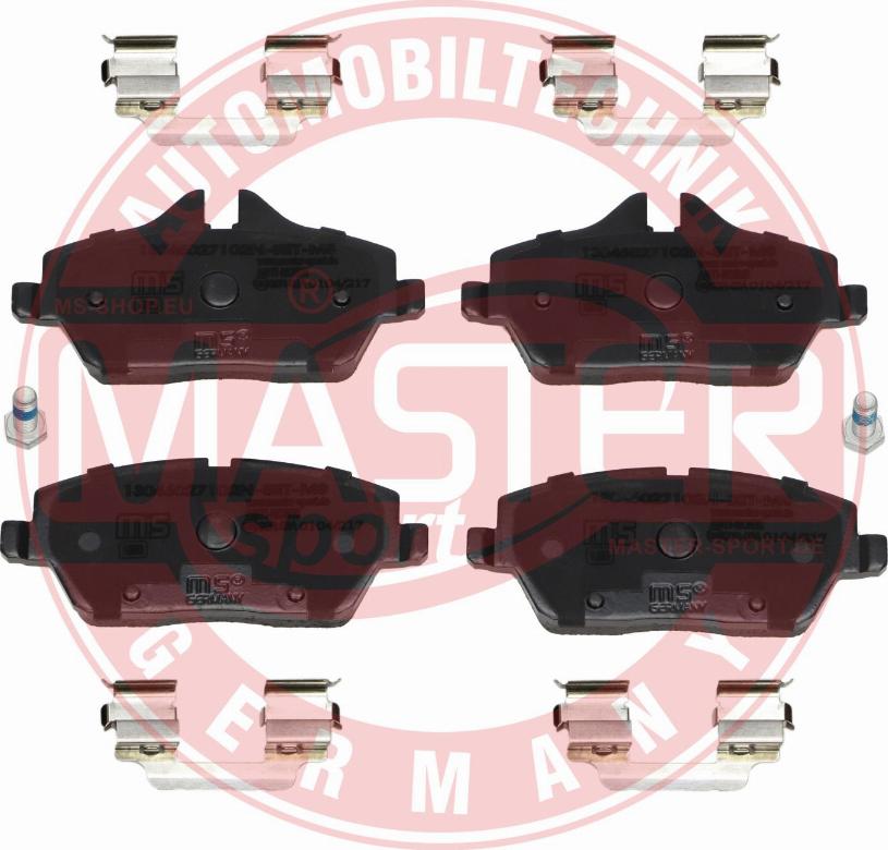 MASTER-SPORT GERMANY 13046027102N-SET-MS - Kit pastiglie freno, Freno a disco autozon.pro