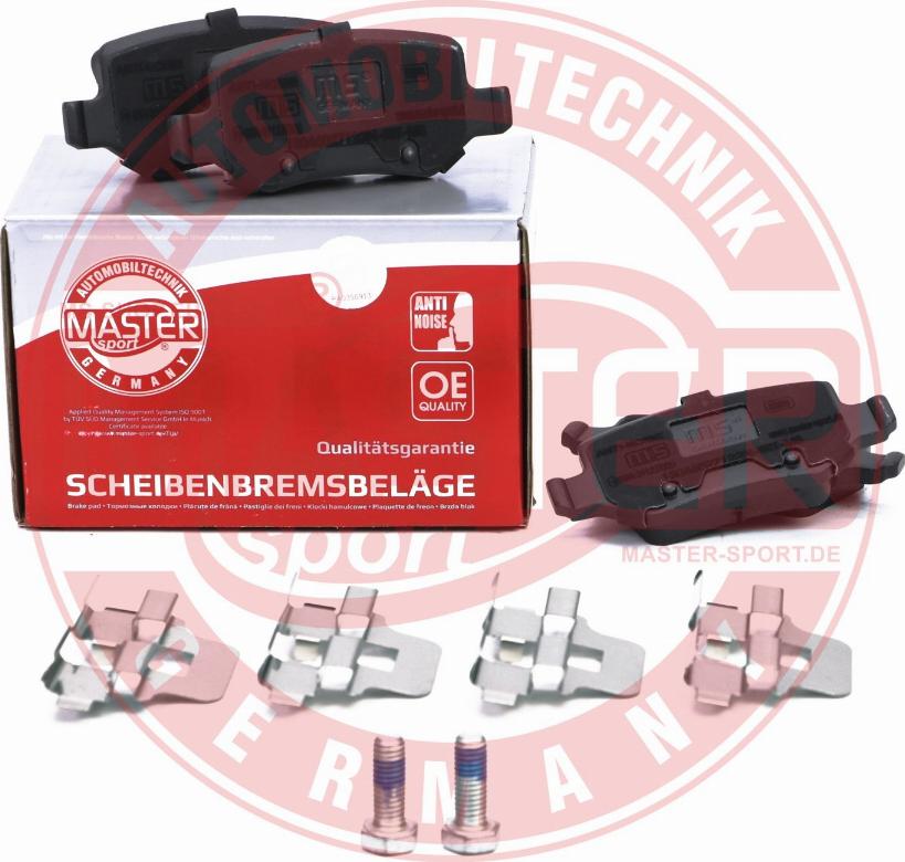 MASTER-SPORT GERMANY 13046027122N-SET-MS - Kit pastiglie freno, Freno a disco autozon.pro