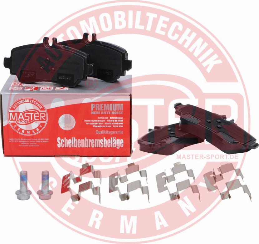 MASTER-SPORT GERMANY 13046027762N-SET-MS - Kit pastiglie freno, Freno a disco autozon.pro