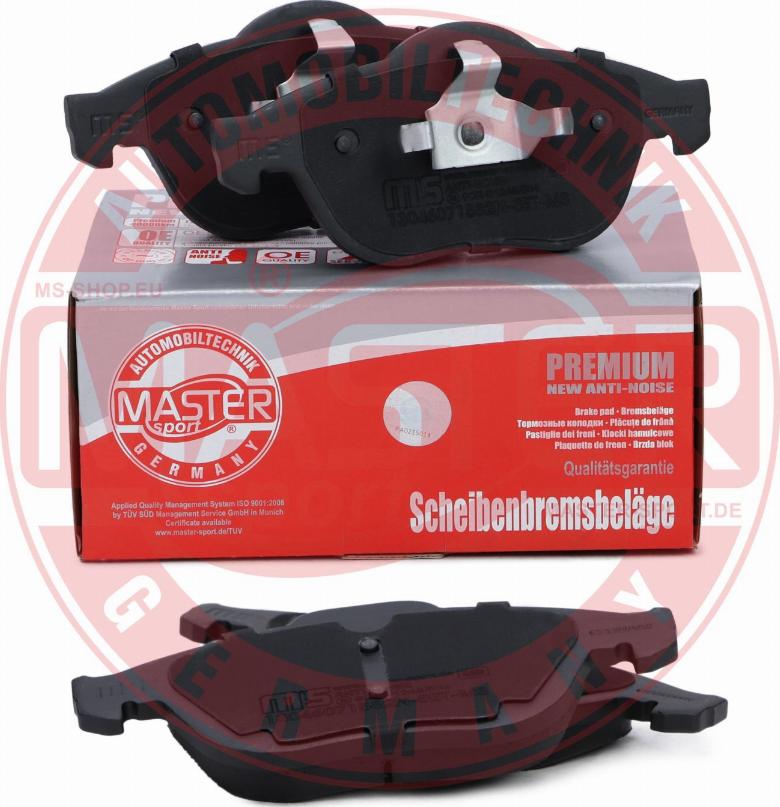 MASTER-SPORT GERMANY 13046071582N-SET-MS - Kit pastiglie freno, Freno a disco autozon.pro