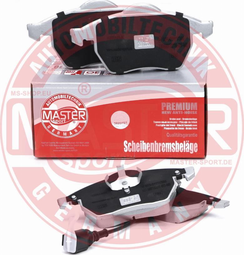 MASTER-SPORT GERMANY 13046071222K-SET-MS - Kit pastiglie freno, Freno a disco autozon.pro