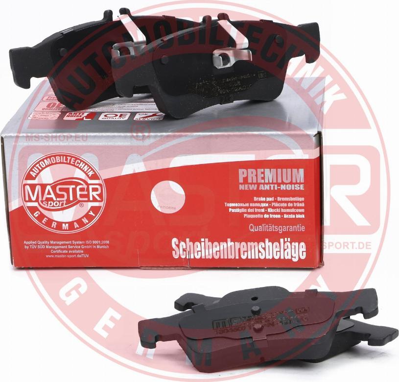 MASTER-SPORT GERMANY 13046071712N-SET-MS - Kit pastiglie freno, Freno a disco autozon.pro