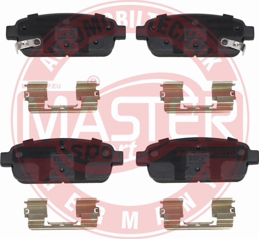 MASTER-SPORT GERMANY 13046073092N-SET-MS - Kit pastiglie freno, Freno a disco autozon.pro