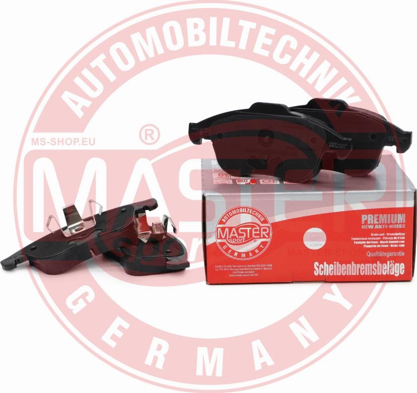 MASTER-SPORT GERMANY 13046072492N-SET-MS - Kit pastiglie freno, Freno a disco autozon.pro