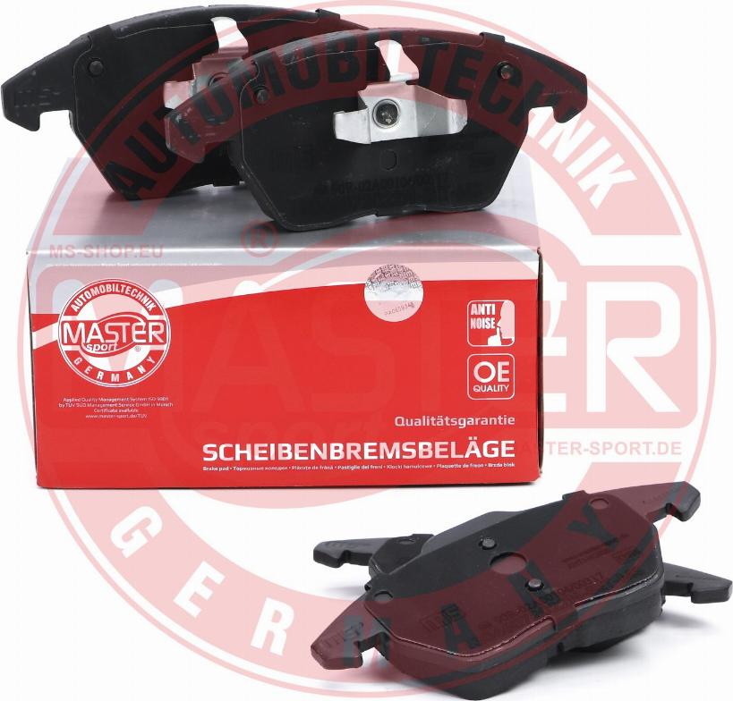 MASTER-SPORT GERMANY 13046072022N-SET-MS - Kit pastiglie freno, Freno a disco autozon.pro