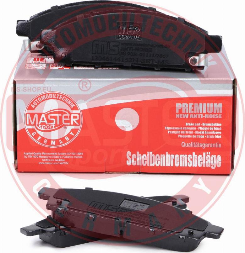 MASTER-SPORT GERMANY 13046144152N-SET-MS - Kit pastiglie freno, Freno a disco autozon.pro