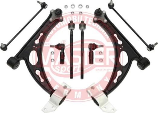 MASTER-SPORT GERMANY 36834/1-SET-MS - Kit braccio oscillante, Sospensione ruota autozon.pro