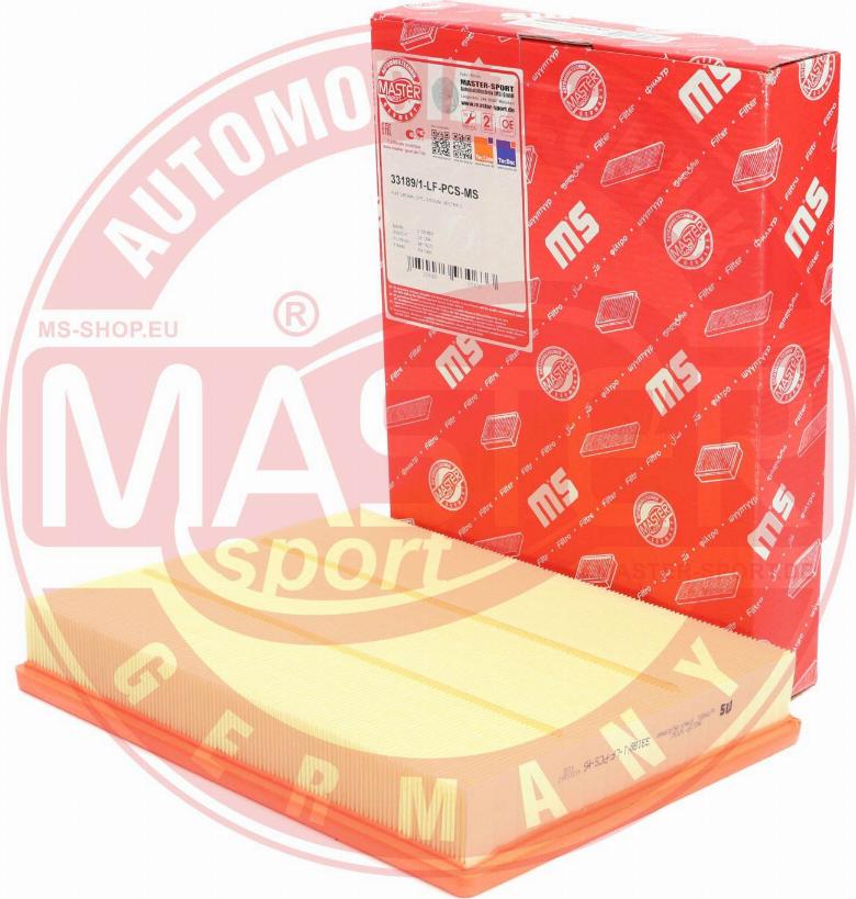 MASTER-SPORT GERMANY 33189/1-LF-PCS-MS - Filtro aria autozon.pro