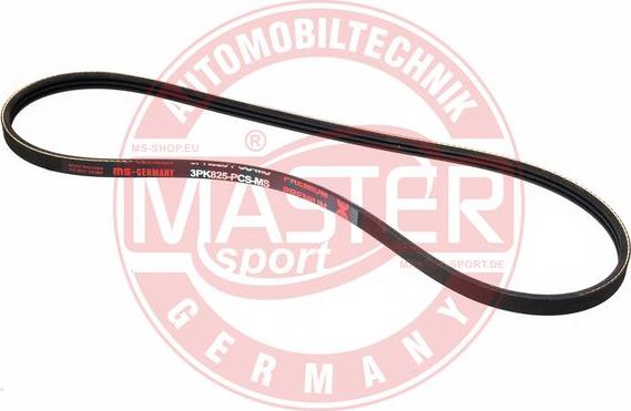 MASTER-SPORT GERMANY 3PK825-PCS-MS - Cinghia Poly-V autozon.pro