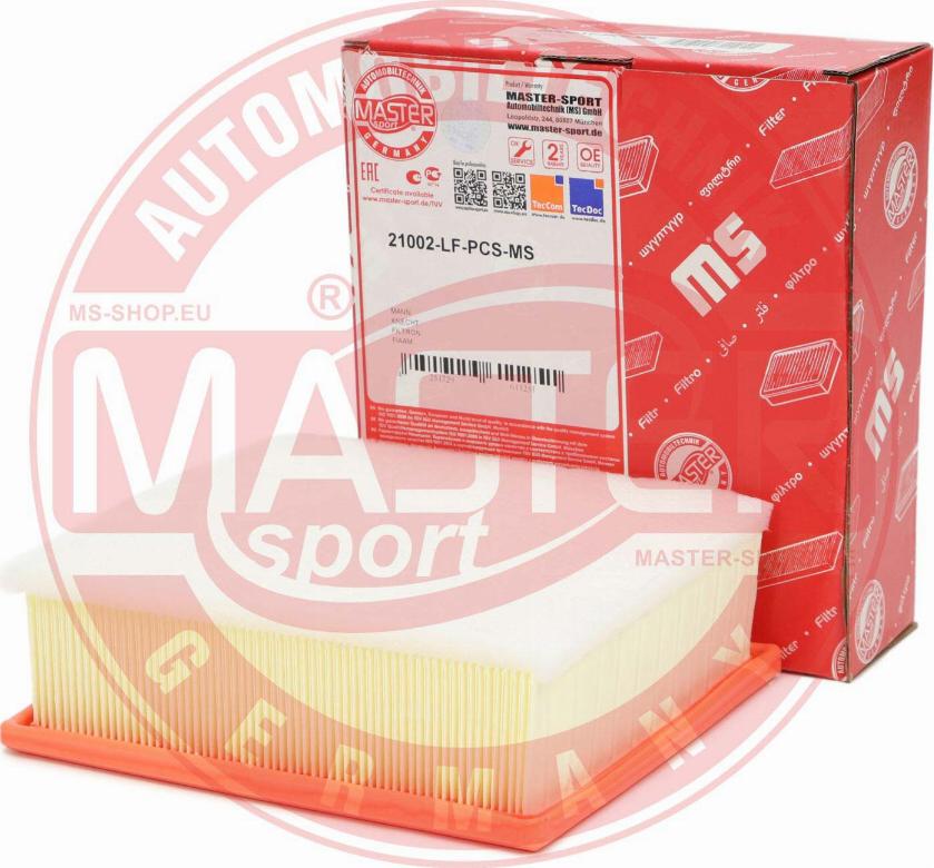 MASTER-SPORT GERMANY 21002-LF-PCS-MS - Filtro aria autozon.pro