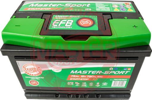 MASTER-SPORT GERMANY 790727200 - Batteria avviamento autozon.pro