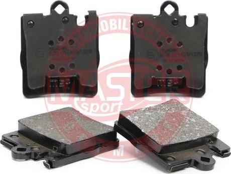 MASTER-SPORT GERMANY K6040652 - Kit pastiglie freno, Freno a disco autozon.pro