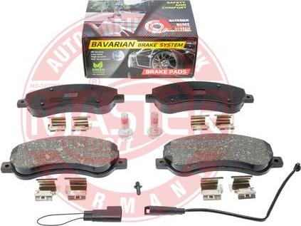 MASTER-SPORT GERMANY K6038602 - Kit pastiglie freno, Freno a disco autozon.pro