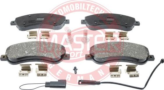 MASTER-SPORT GERMANY K6038602 - Kit pastiglie freno, Freno a disco autozon.pro