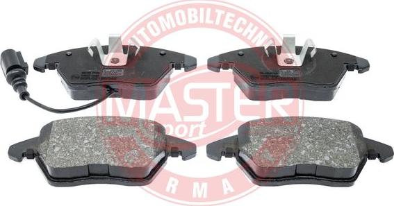 MASTER-SPORT GERMANY K6071842 - Kit pastiglie freno, Freno a disco autozon.pro