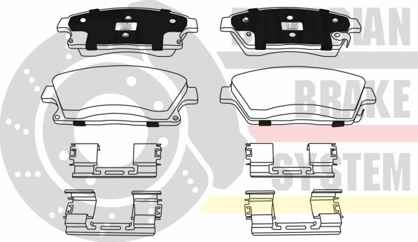 MASTER-SPORT GERMANY K6072632 - Kit pastiglie freno, Freno a disco autozon.pro