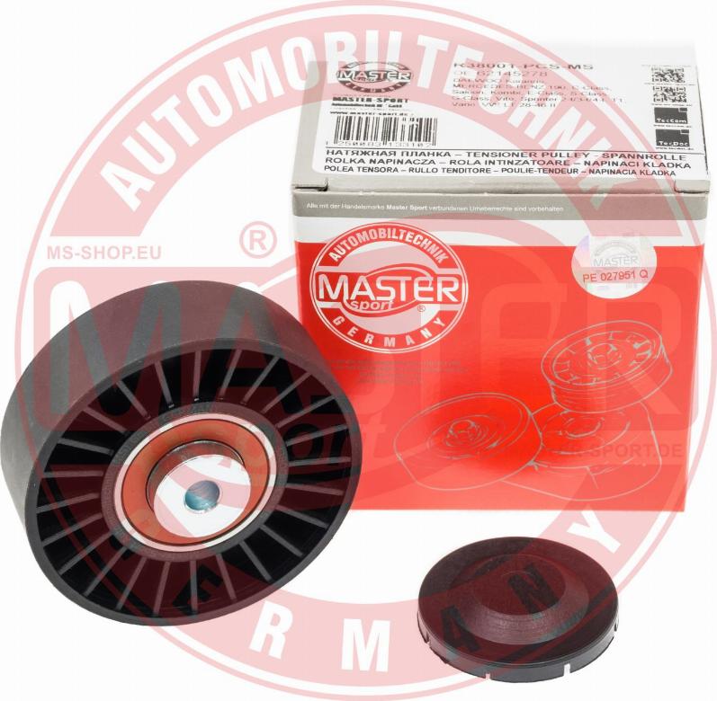 MASTER-SPORT GERMANY R38001-PCS-MS - Galoppino / Guidacinghia, Cinghia Poly-V autozon.pro