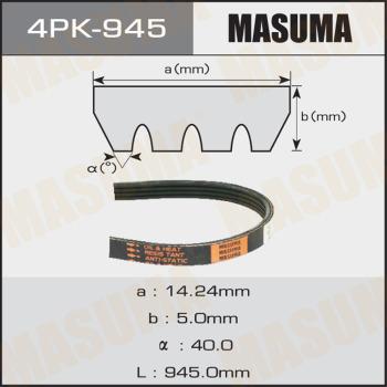 MASUMA 4PK-945 - Cinghia Poly-V autozon.pro