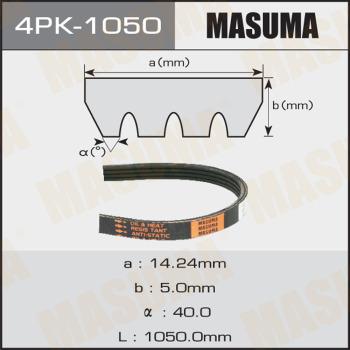 MASUMA 4PK-1050 - Cinghia Poly-V autozon.pro