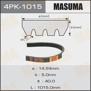 MASUMA 4PK1015 - Cinghia Poly-V autozon.pro