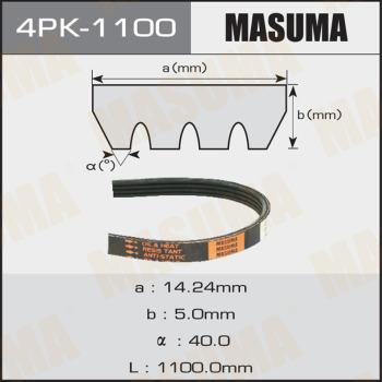 MASUMA 4PK1100 - Cinghia Poly-V autozon.pro