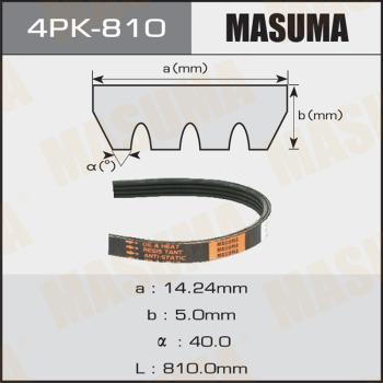 MASUMA 4PK-810 - Cinghia Poly-V autozon.pro