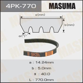 MASUMA 4PK770 - Cinghia Poly-V autozon.pro