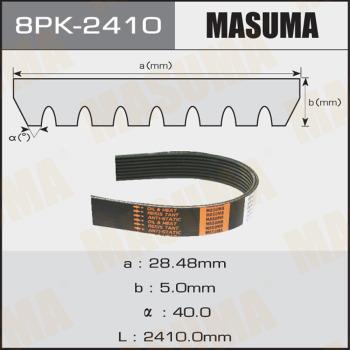 MASUMA 8PK-2410 - Cinghia Poly-V autozon.pro