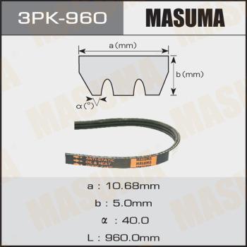 MASUMA 3PK960 - Cinghia Poly-V autozon.pro