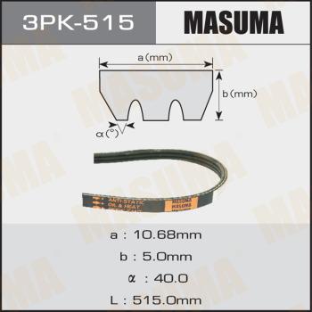 MASUMA 3PK515 - Cinghia Poly-V autozon.pro