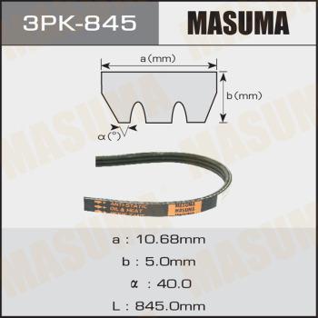 MASUMA 3PK845 - Cinghia Poly-V autozon.pro