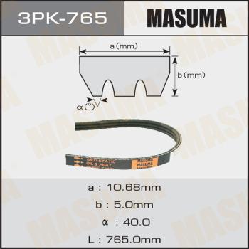 MASUMA 3PK765 - Cinghia Poly-V autozon.pro