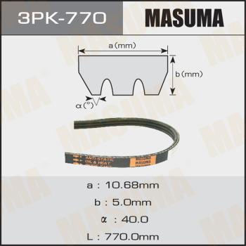 MASUMA 3PK770 - Cinghia Poly-V autozon.pro