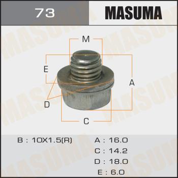 MASUMA 73 - Vite di chiusura, vaschetta dell'olio autozon.pro