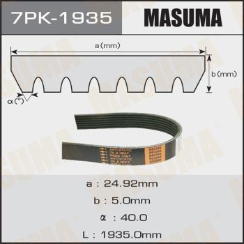 MASUMA 7PK1935 - Cinghia Poly-V autozon.pro