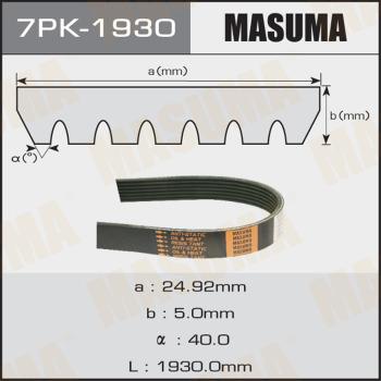 MASUMA 7PK1930 - Cinghia Poly-V autozon.pro