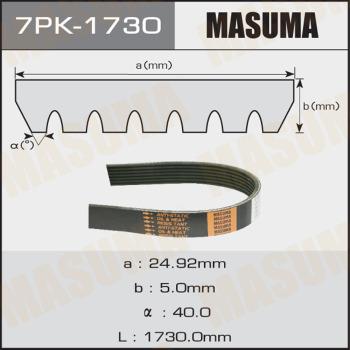 MASUMA 7PK-1730 - Cinghia Poly-V autozon.pro