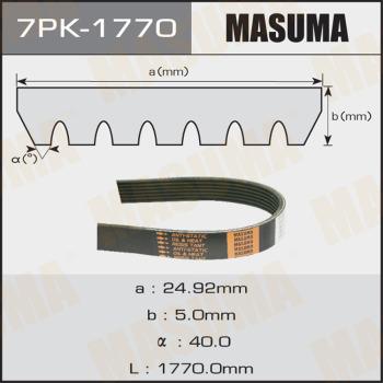 MASUMA 7PK1770 - Cinghia Poly-V autozon.pro