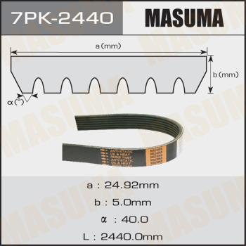 MASUMA 7PK-2440 - Cinghia Poly-V autozon.pro