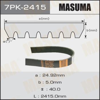 MASUMA 7PK2415 - Cinghia Poly-V autozon.pro